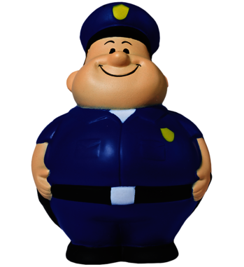 Mein Bert als Polizist - Alternative zum Knautschball