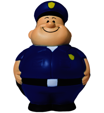 Alternativer Knautschball Mein Bert als Polizist - Alternative zum Knautschball